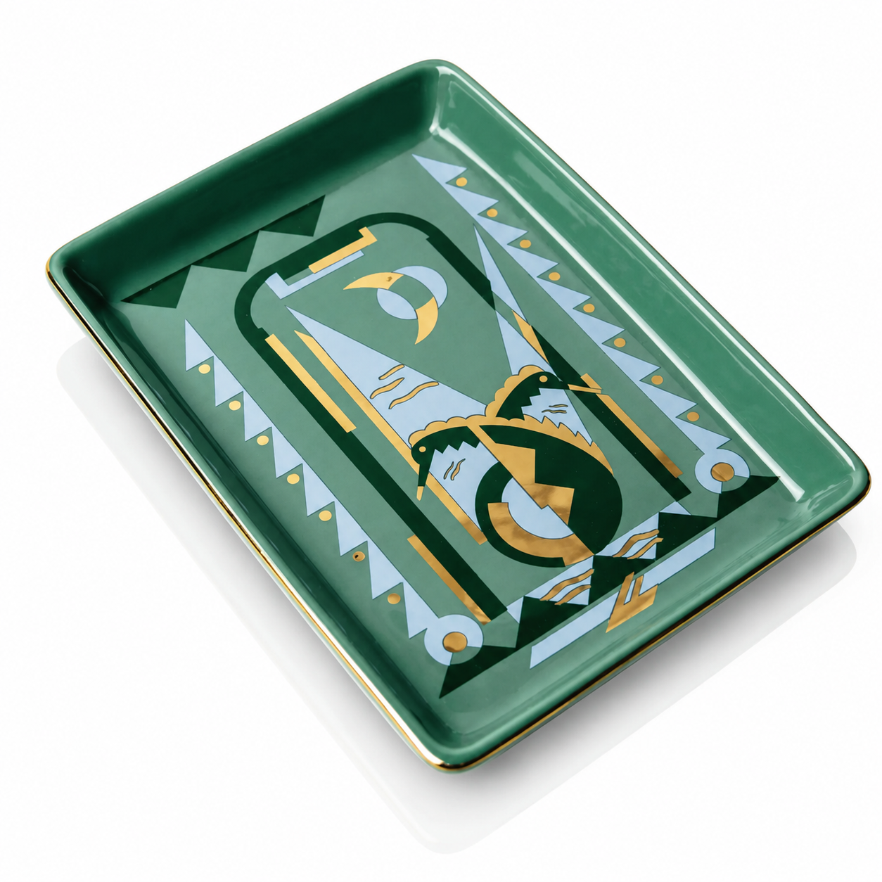 Deco Ceramic Tray –  Seahorse