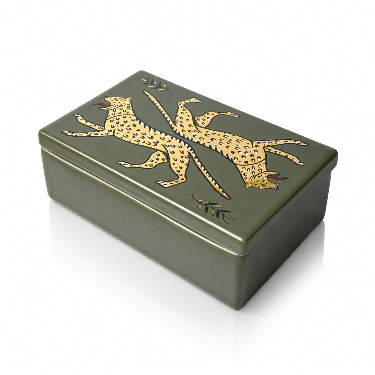 Leopard Ceramic Box