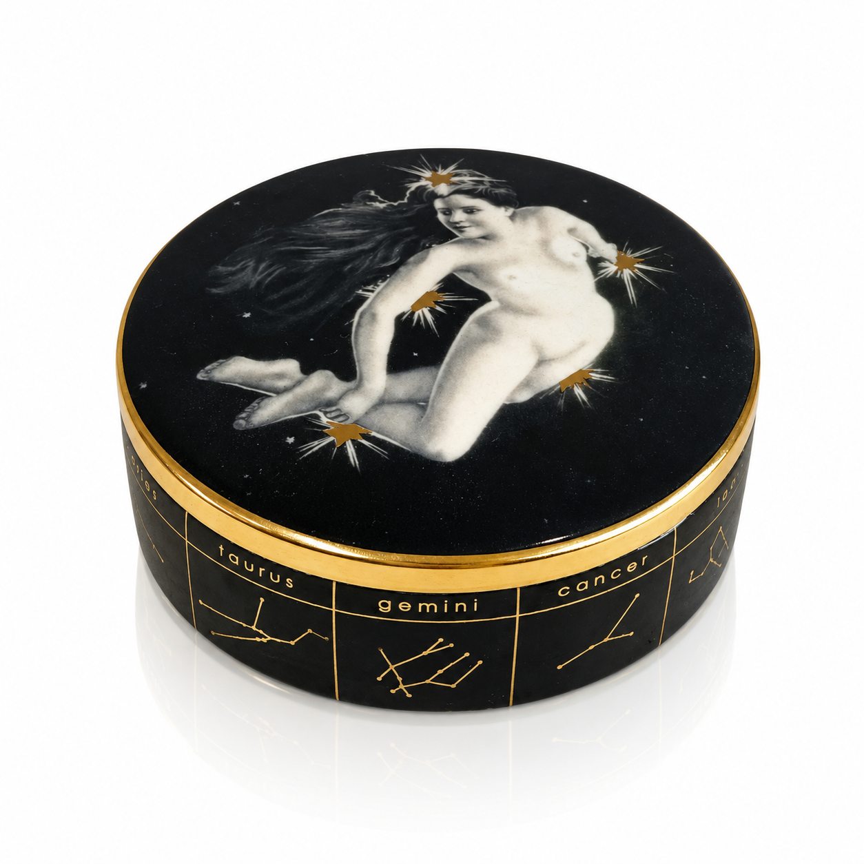 Ceramic Trinket Box - Star Lady