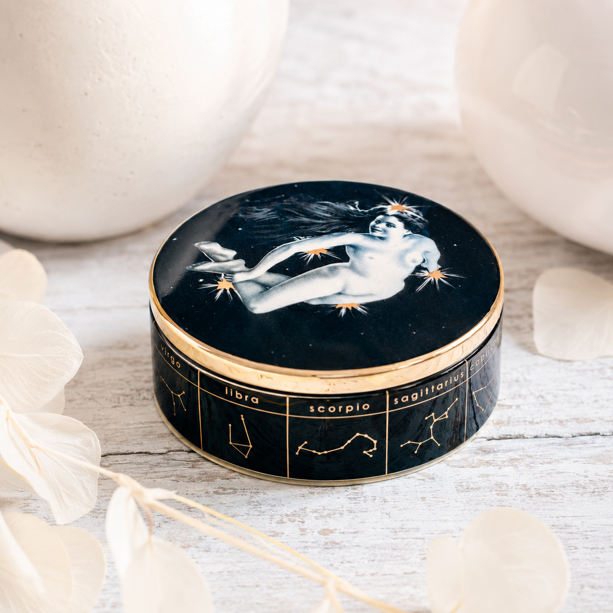 Ceramic Trinket Box - Star Lady