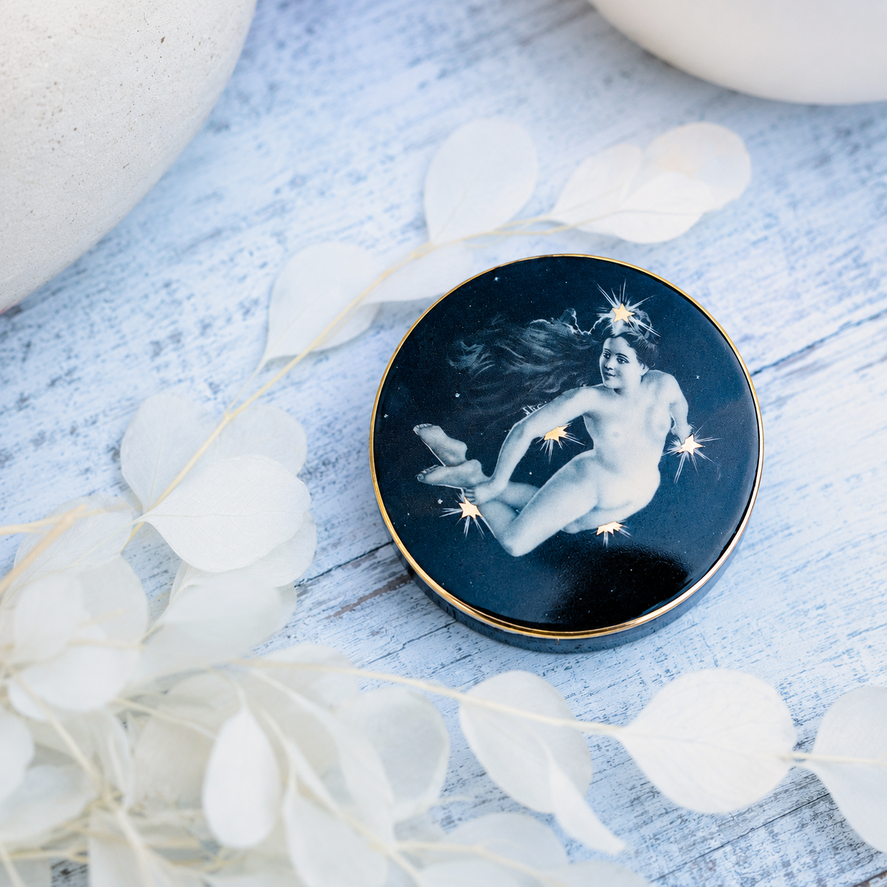 Ceramic Trinket Box - Star Lady