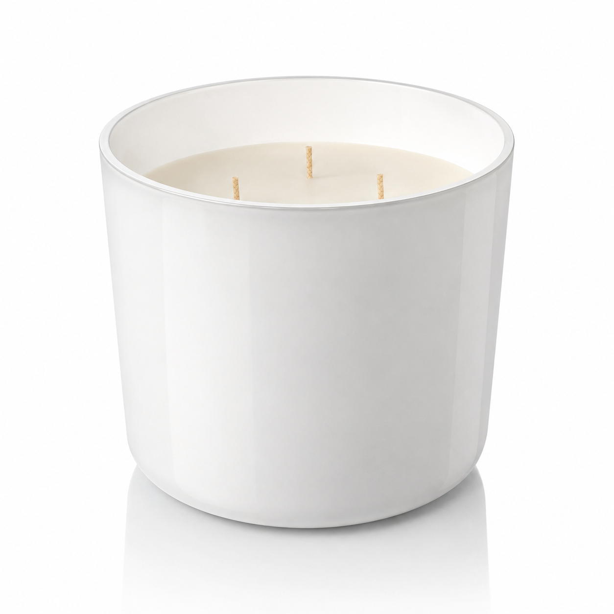 White Light Triple Wick Candle