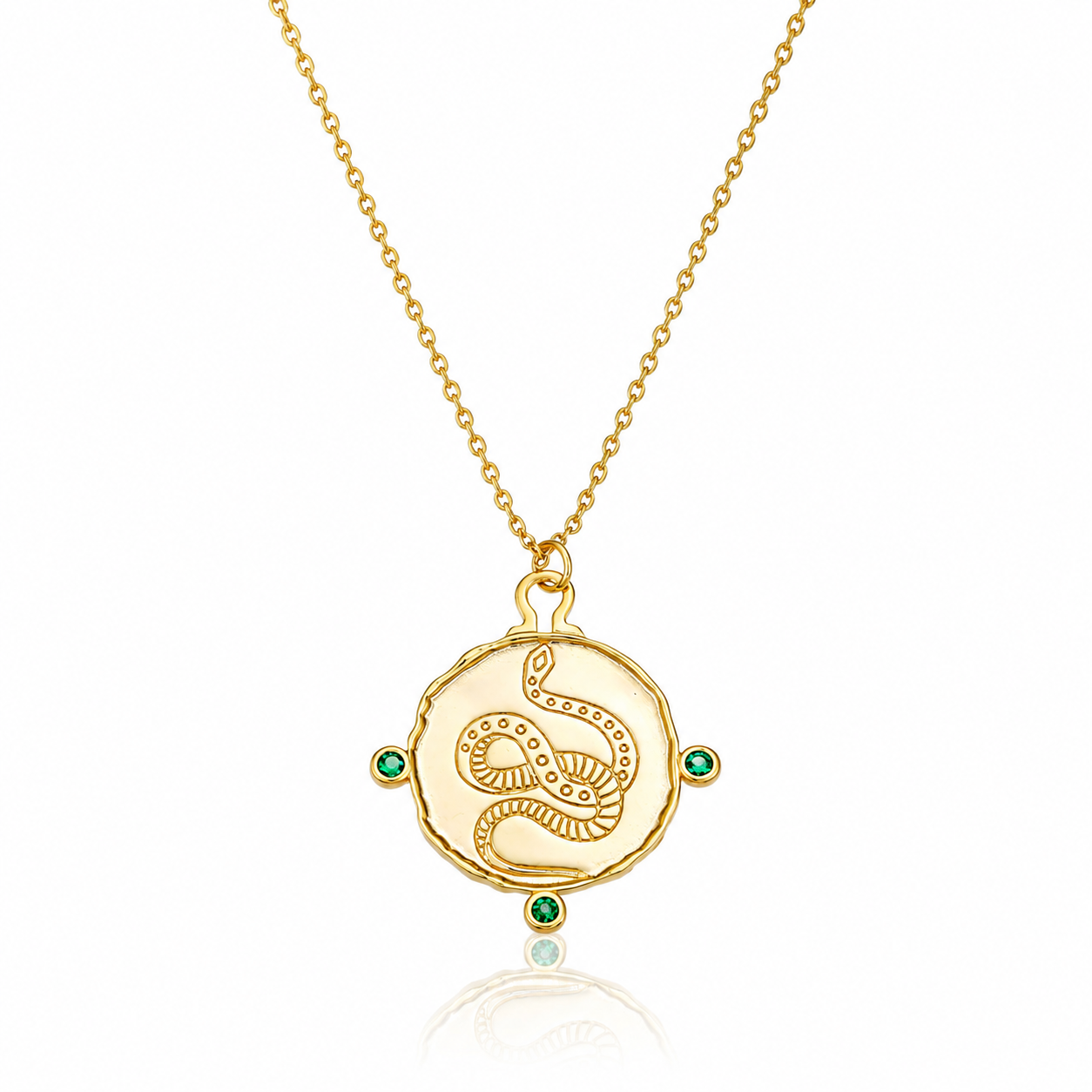 snake Stamp Necklace