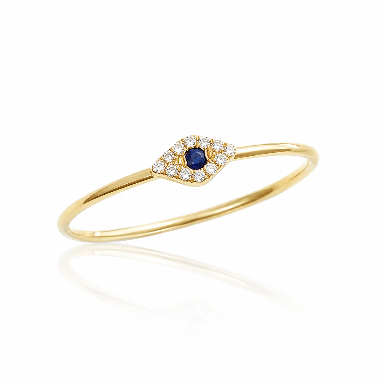 Protection Eye Blue Stone Ring