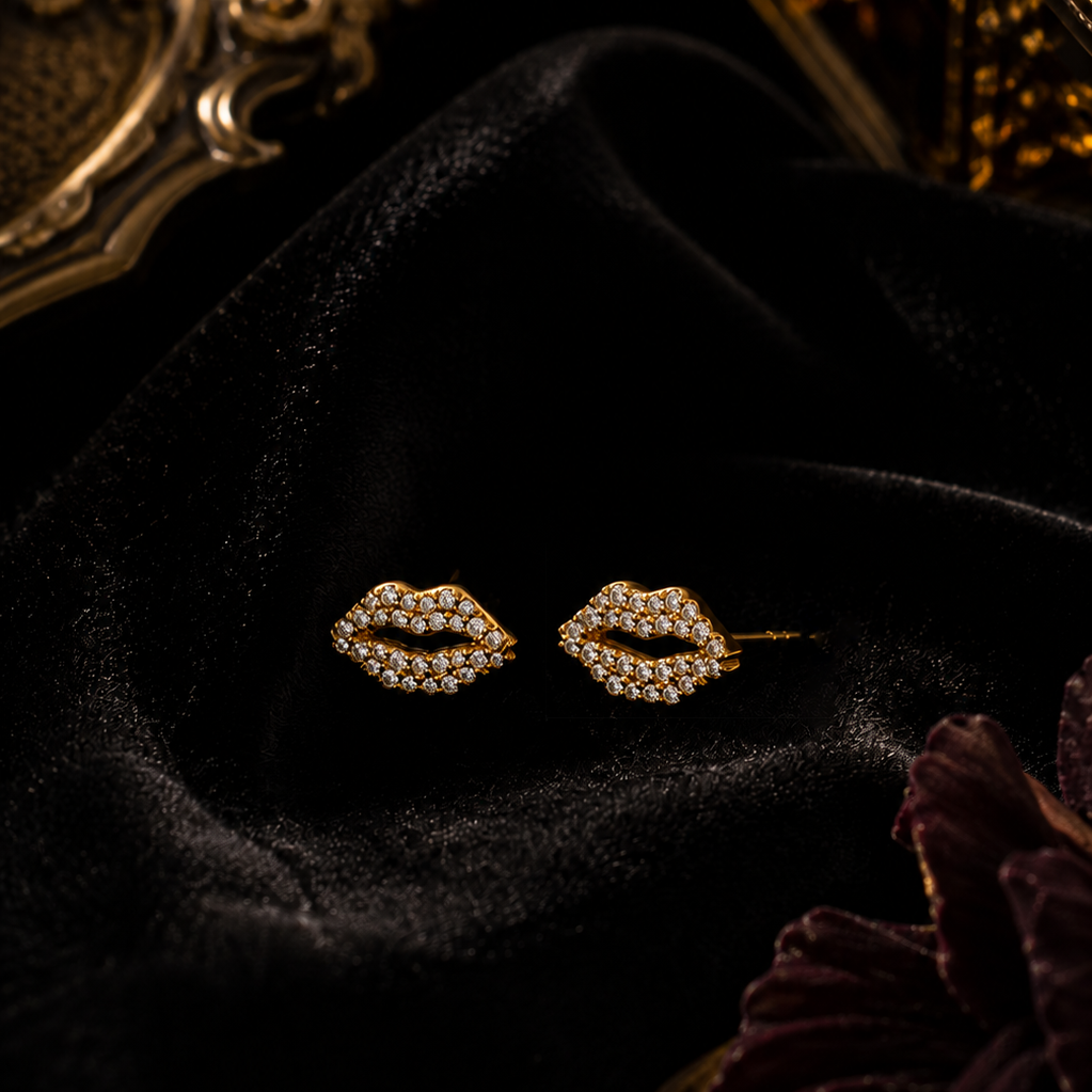 Lip Stud Earrings