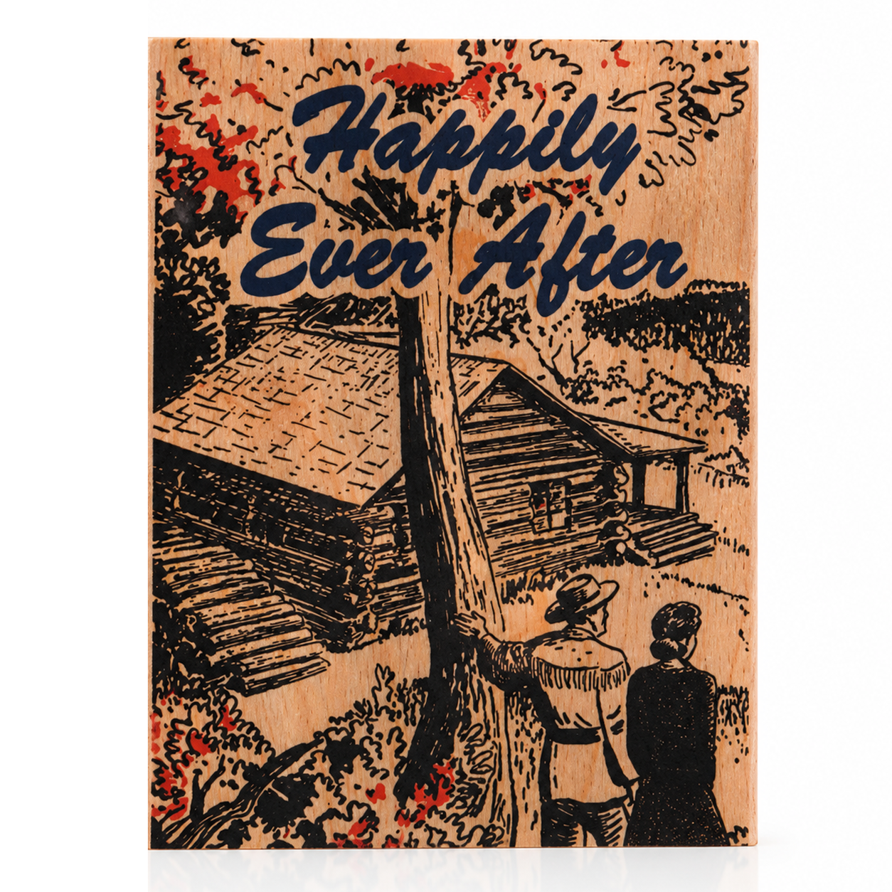 Wood Folding Card 