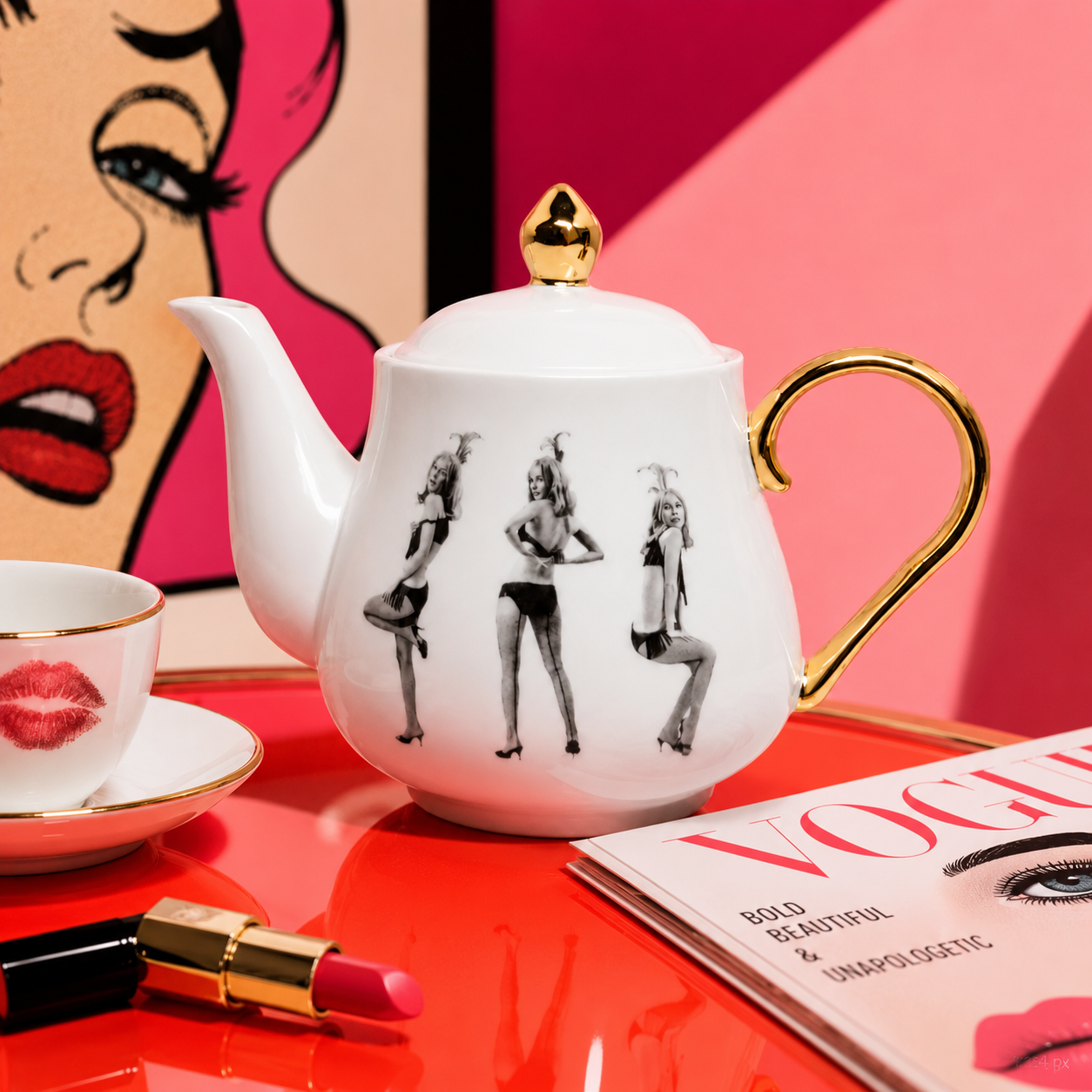 Burlesque Lady Teapot