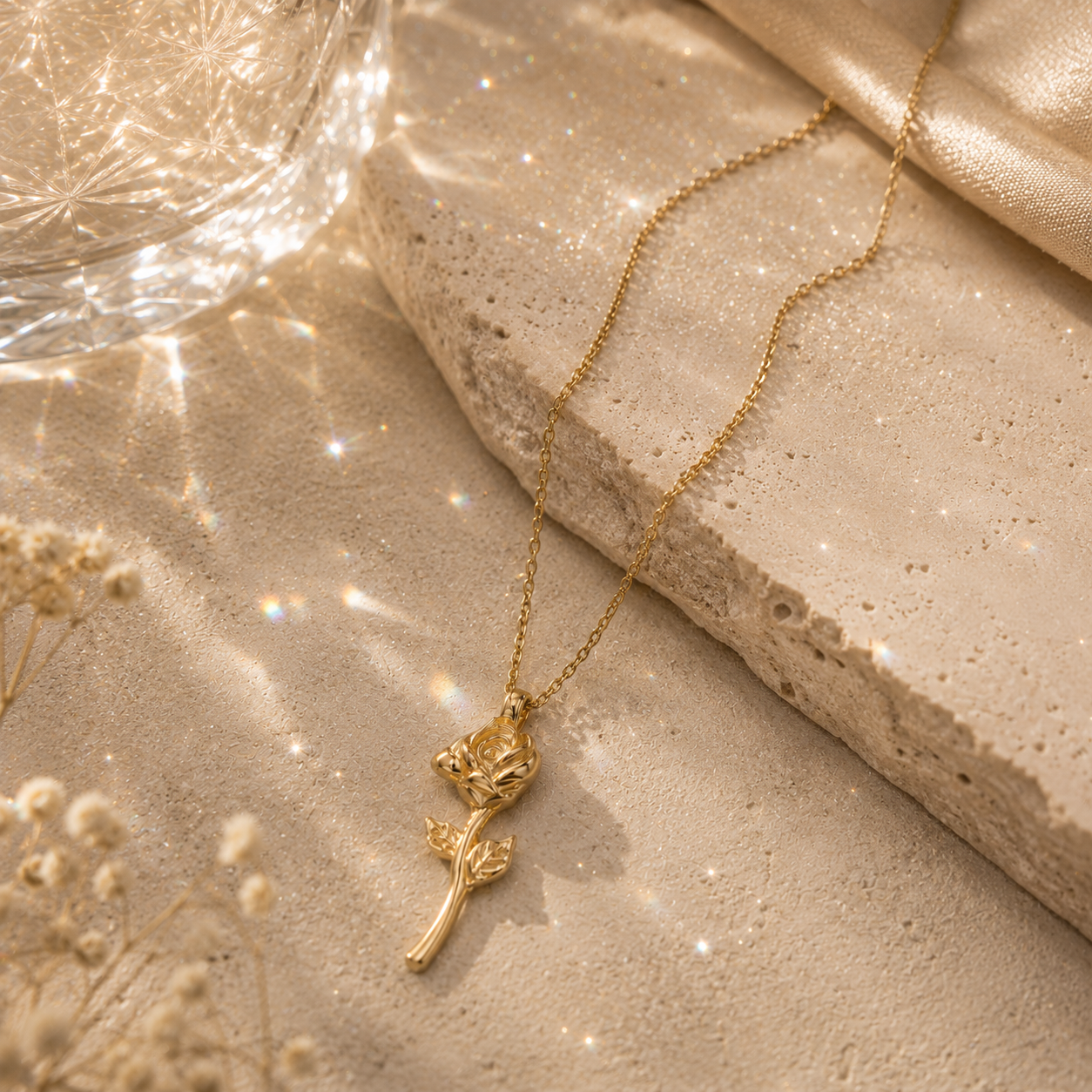 Sadie's Rose Necklace