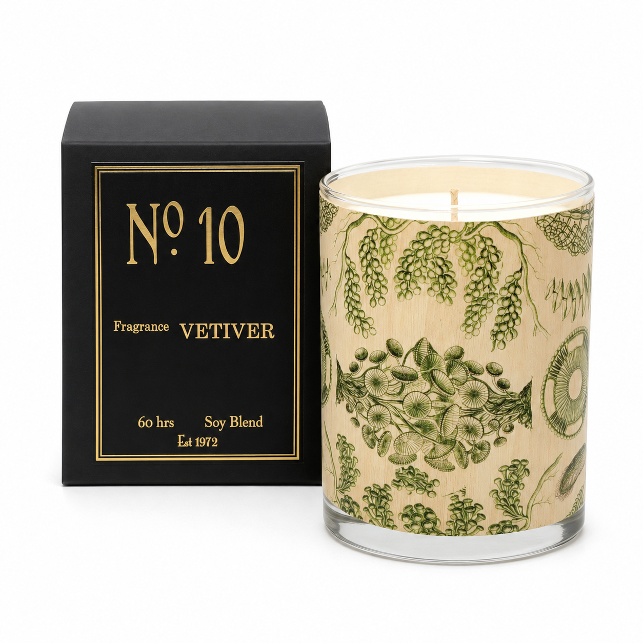 No. 10 Vetivert Wood Candle