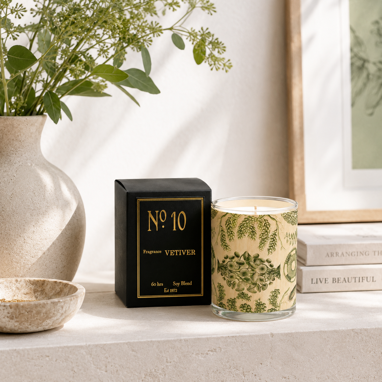 No. 10 Vetivert Wood Candle