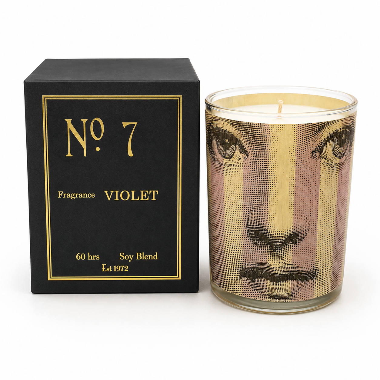 No. 7 Violet Wood Candle