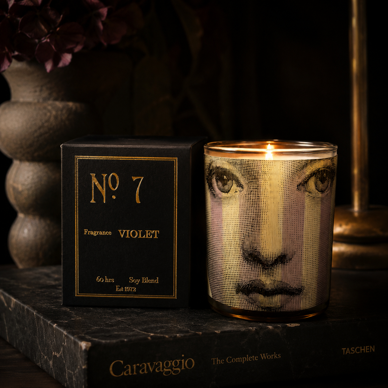No. 7 Violet Wood Candle