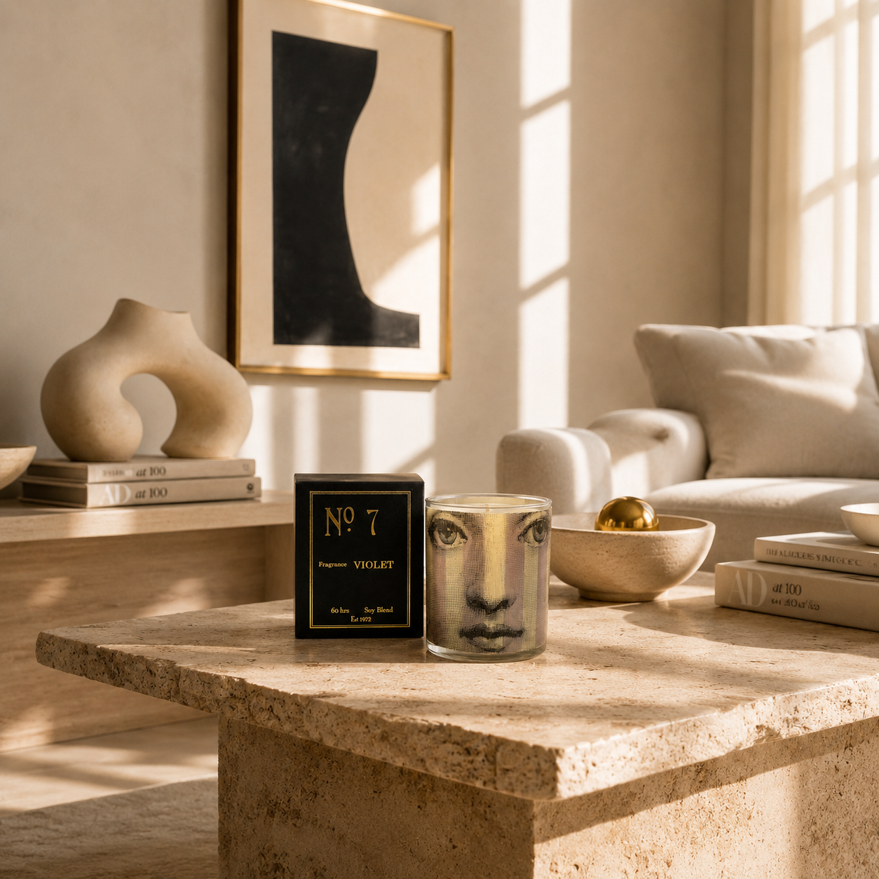 No. 7 Violet Wood Candle