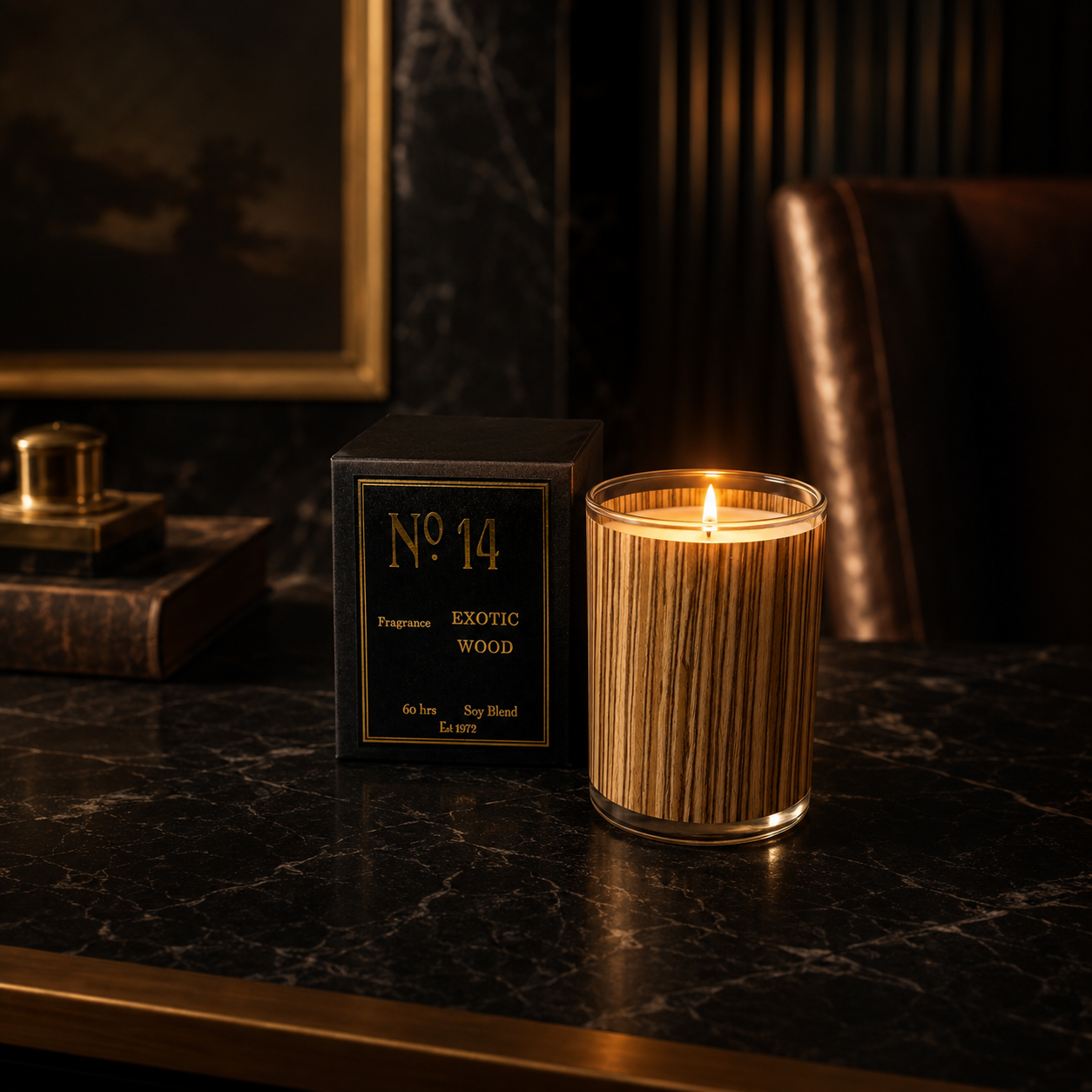 No. 14 Exotic Wood Candle