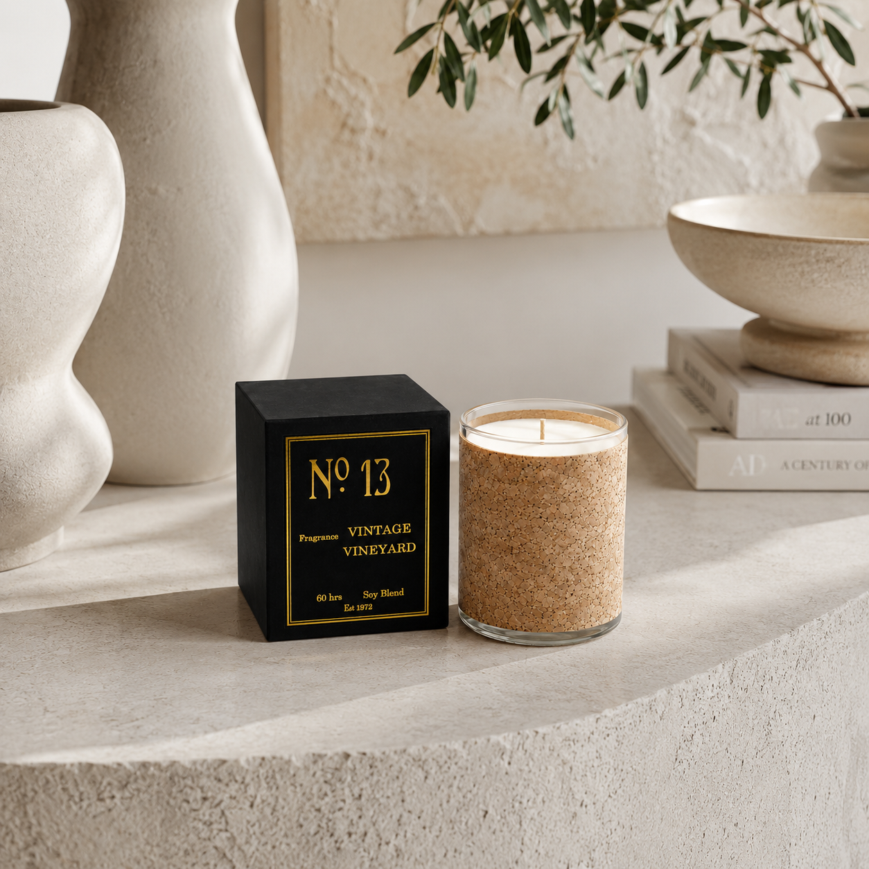 No. 13 Vintage Vineyard Wood Candle