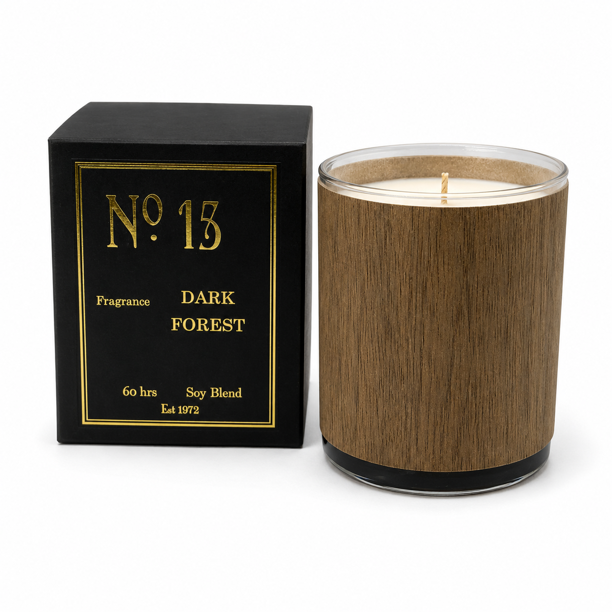 No. 15 Dark Forest Wood Candle