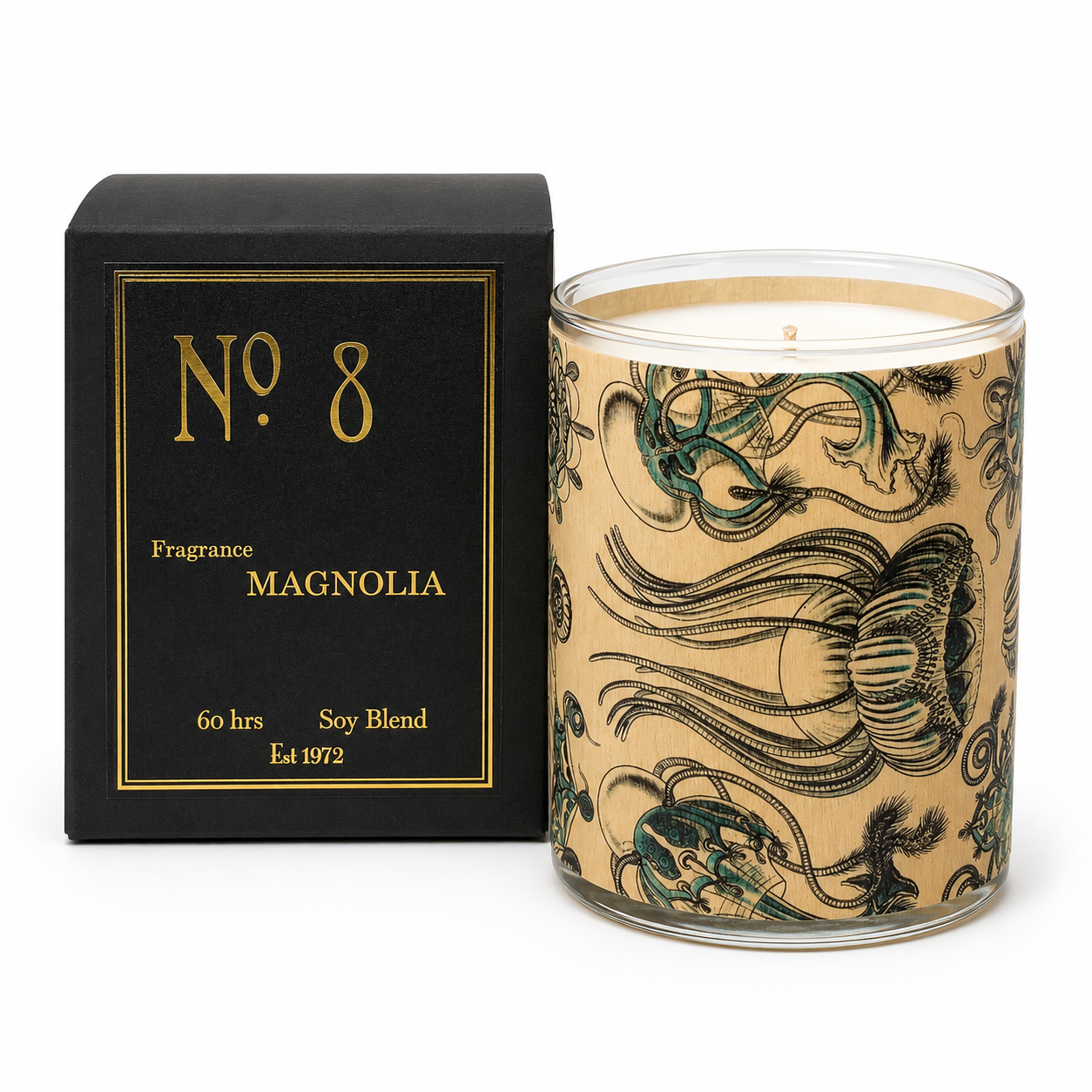 No. 8 Magnolia Wood Candle