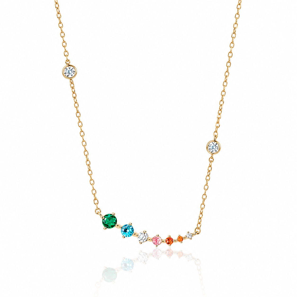Celestial Arc Strand Necklace