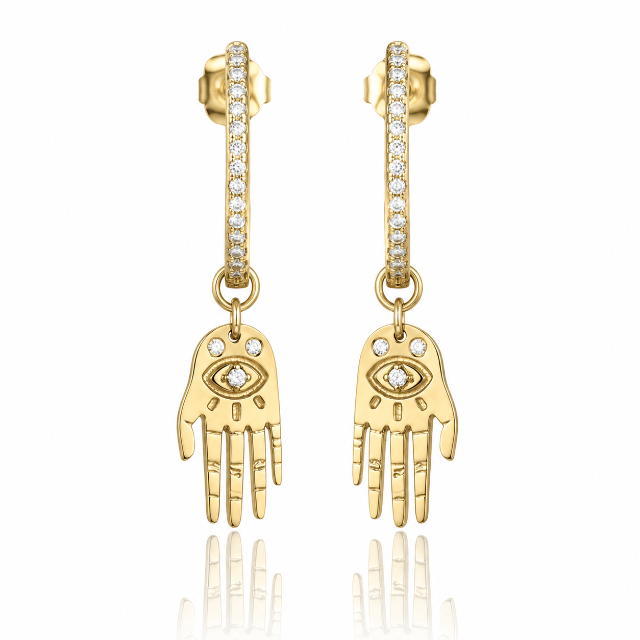 Guardian Hoop Earrings
