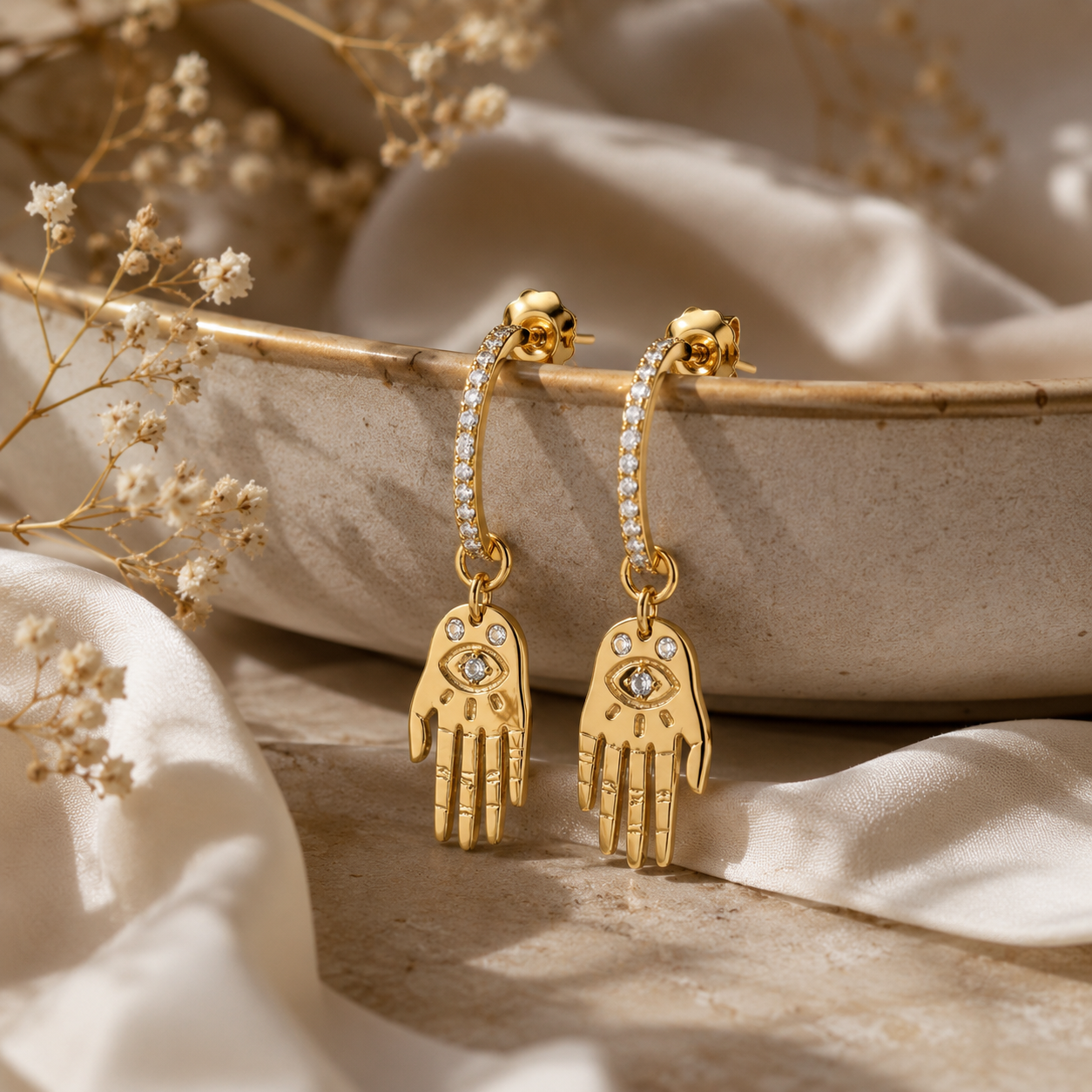 Guardian Hoop Earrings