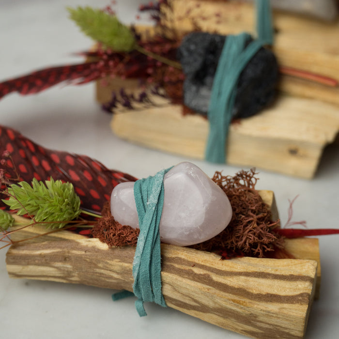 Palo Santo Bundle with Gemstones