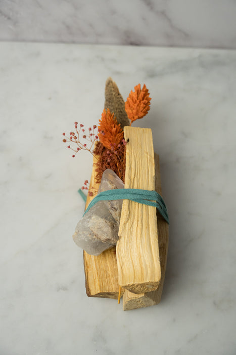 Palo Santo Bundle with Gemstones