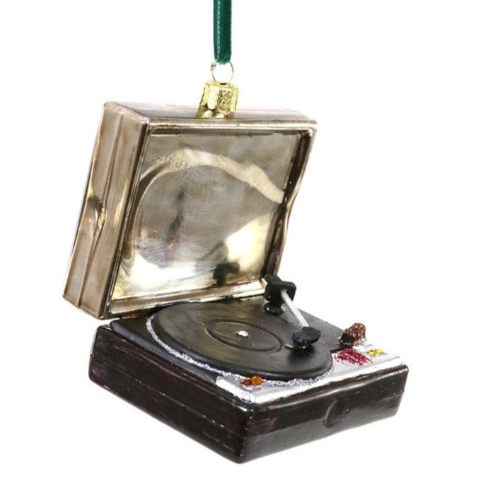 Vintage Turntable Ornament
