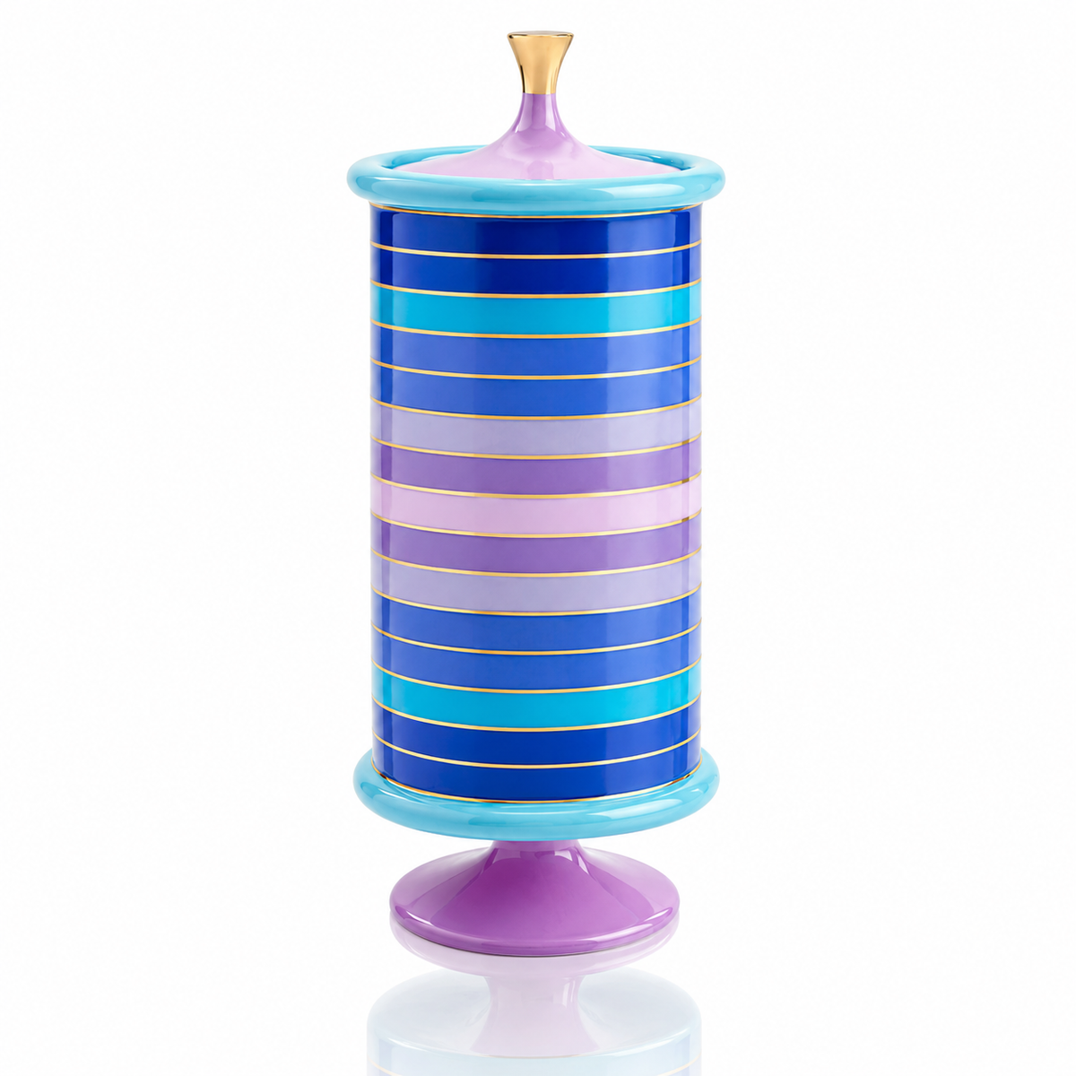 Scala Stripe Canister by Jonathan Adler
