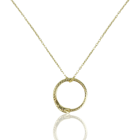 Full Circle Serpent Necklace
