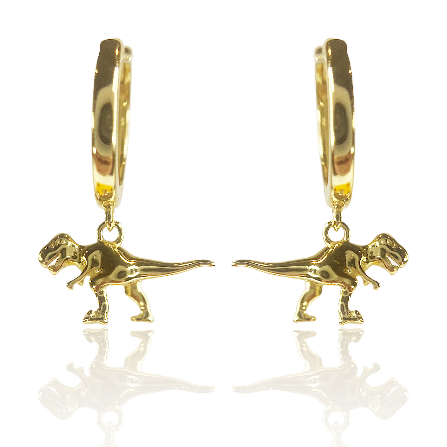T-Rex Huggie Earrings