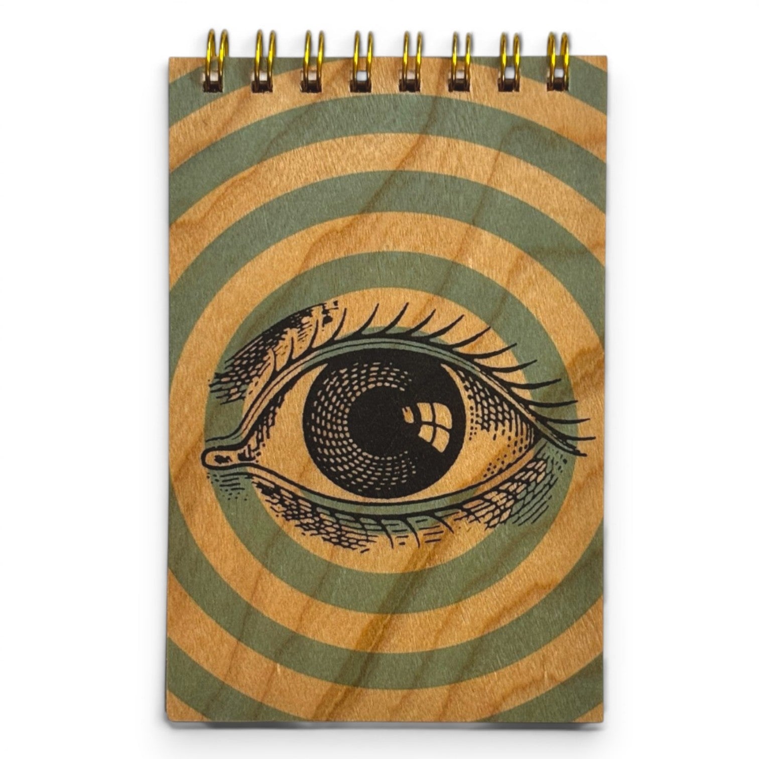 Wood Notepad Pop Art Eye 