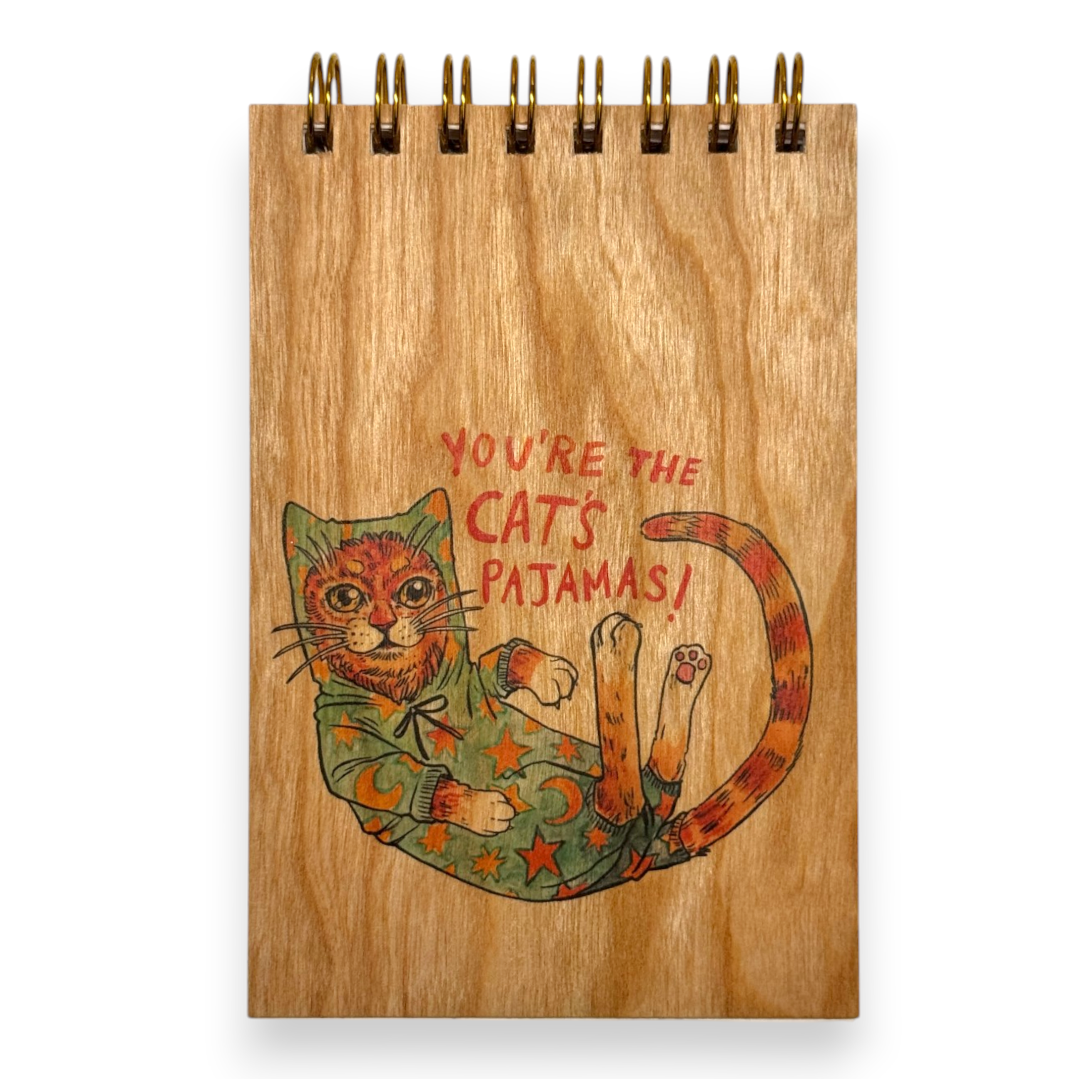 Wood Notepad Cats Pajamas