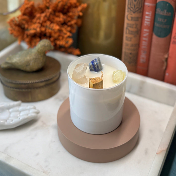 Clarity Ritual Crystal Candle