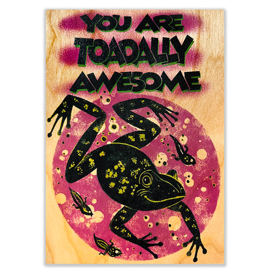 wood card