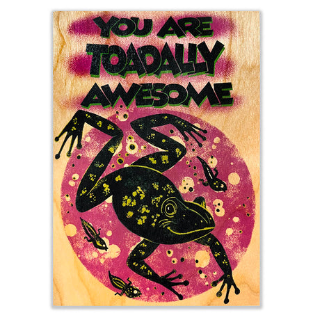 wood card