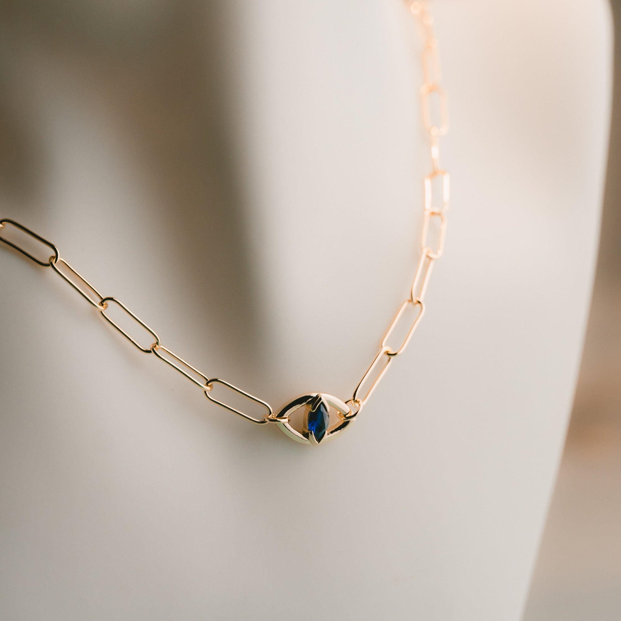 Sapphire Sentinel Necklace