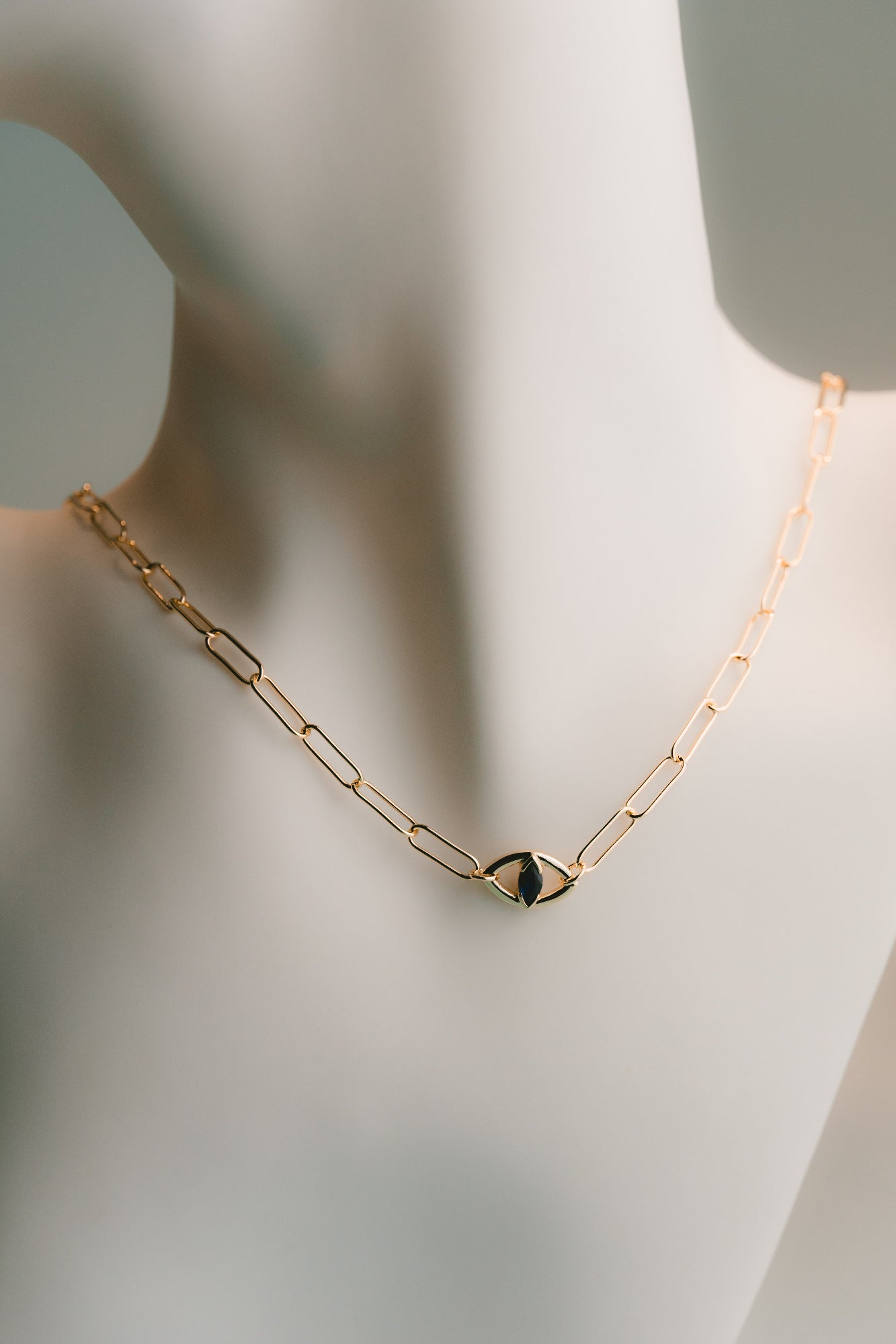 Sapphire Sentinel Necklace