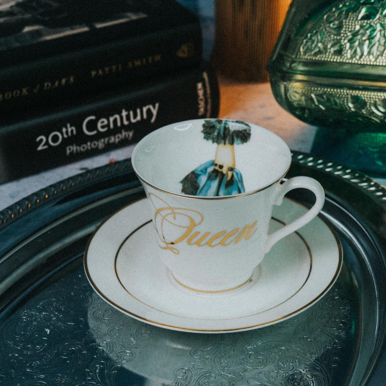 Tea Cup and Saucer - Queen