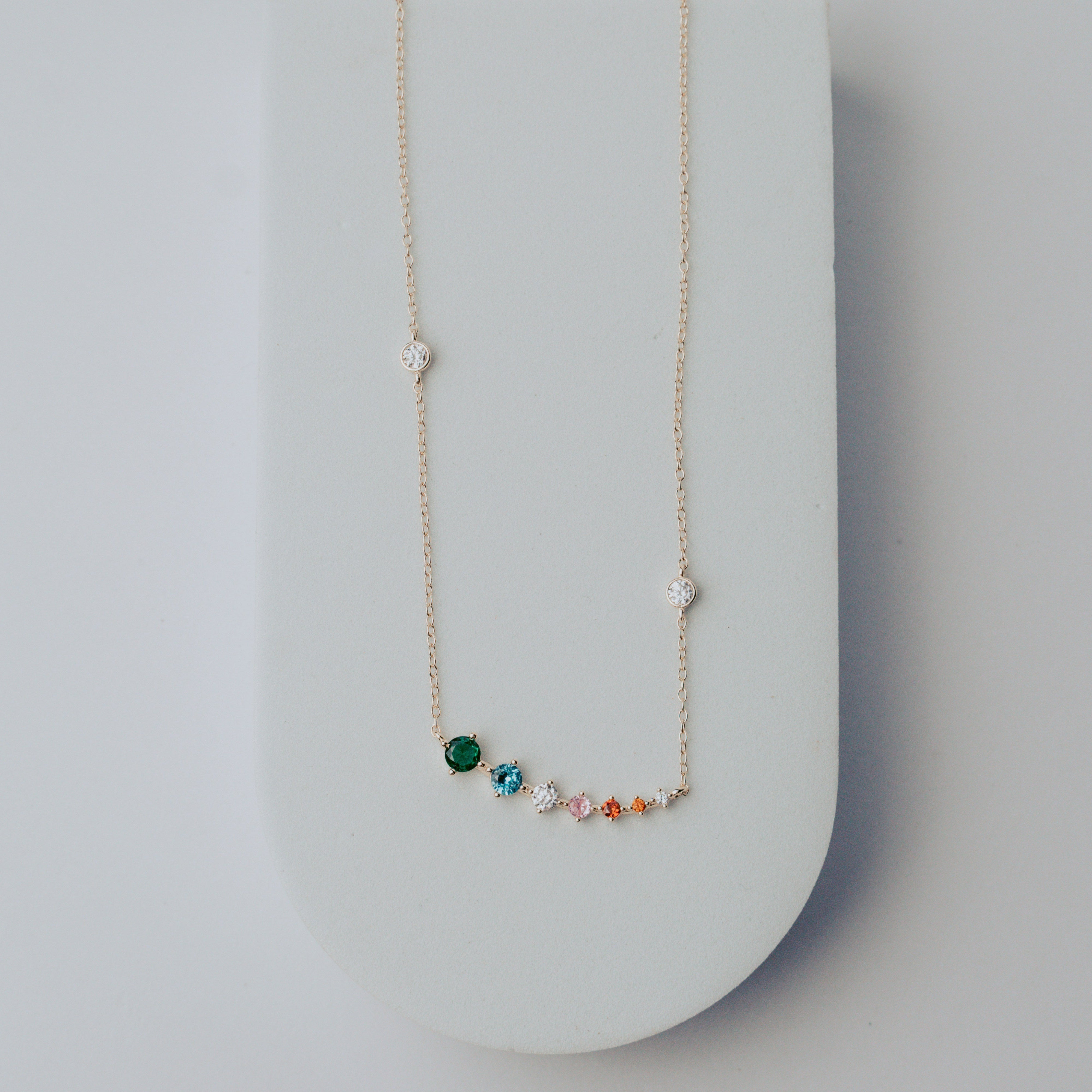 Celestial Arc Strand Necklace