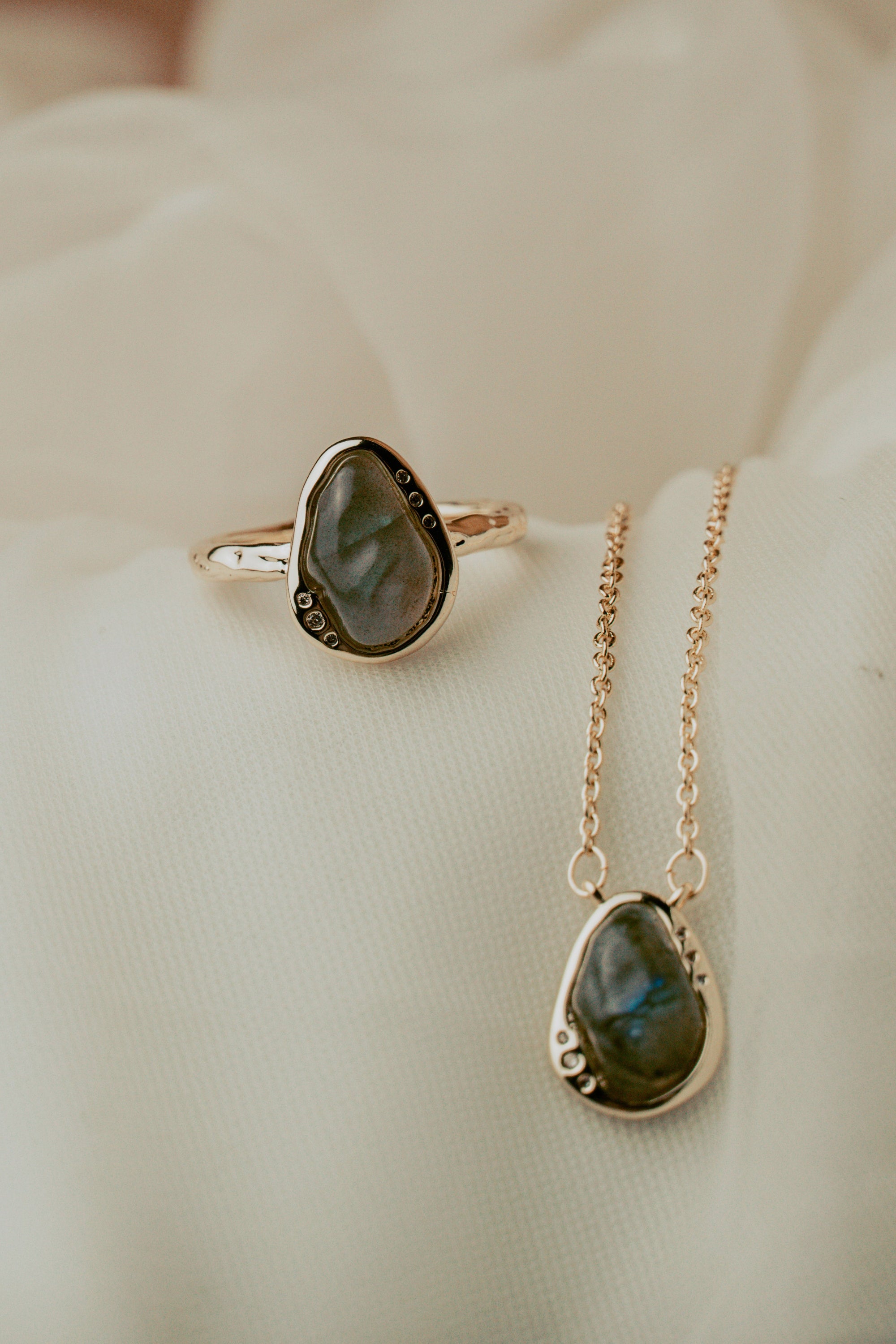 Labradorite Edge Necklace