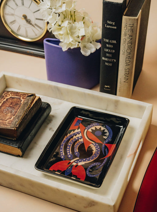 Serpent's Coil Ceramic Tray