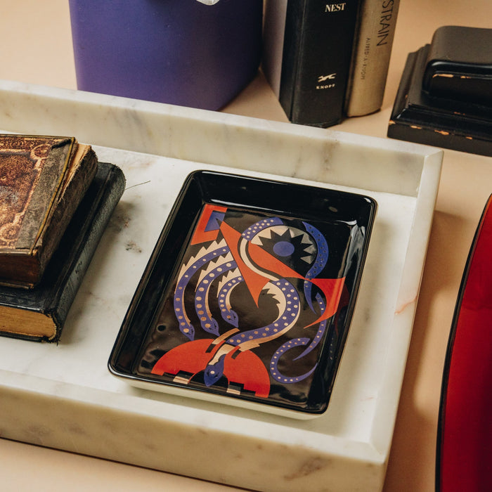 Serpent's Coil Ceramic Tray