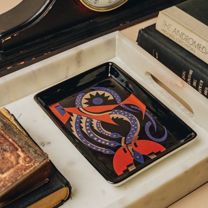 Serpent's Coil Ceramic Tray
