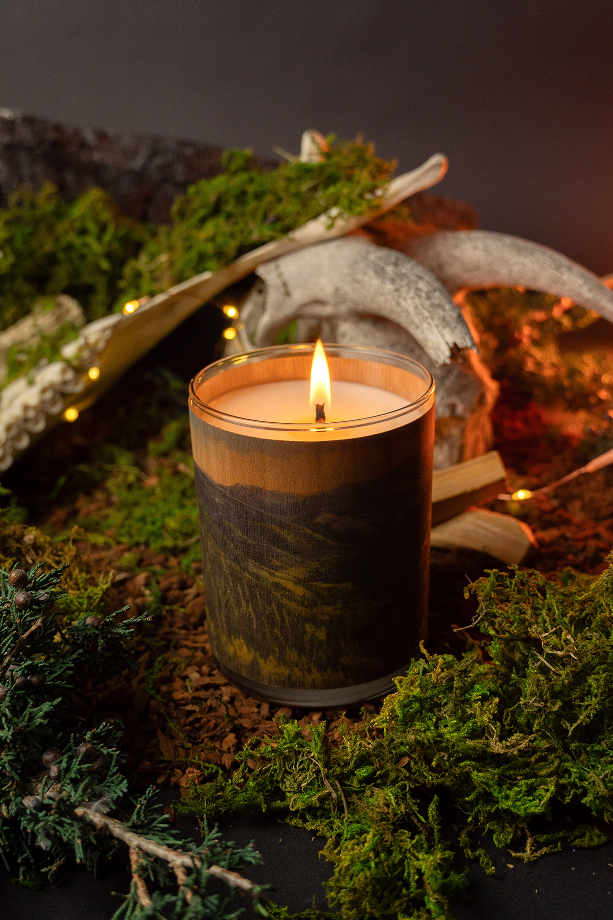 Wood Candle No. 20 Forest