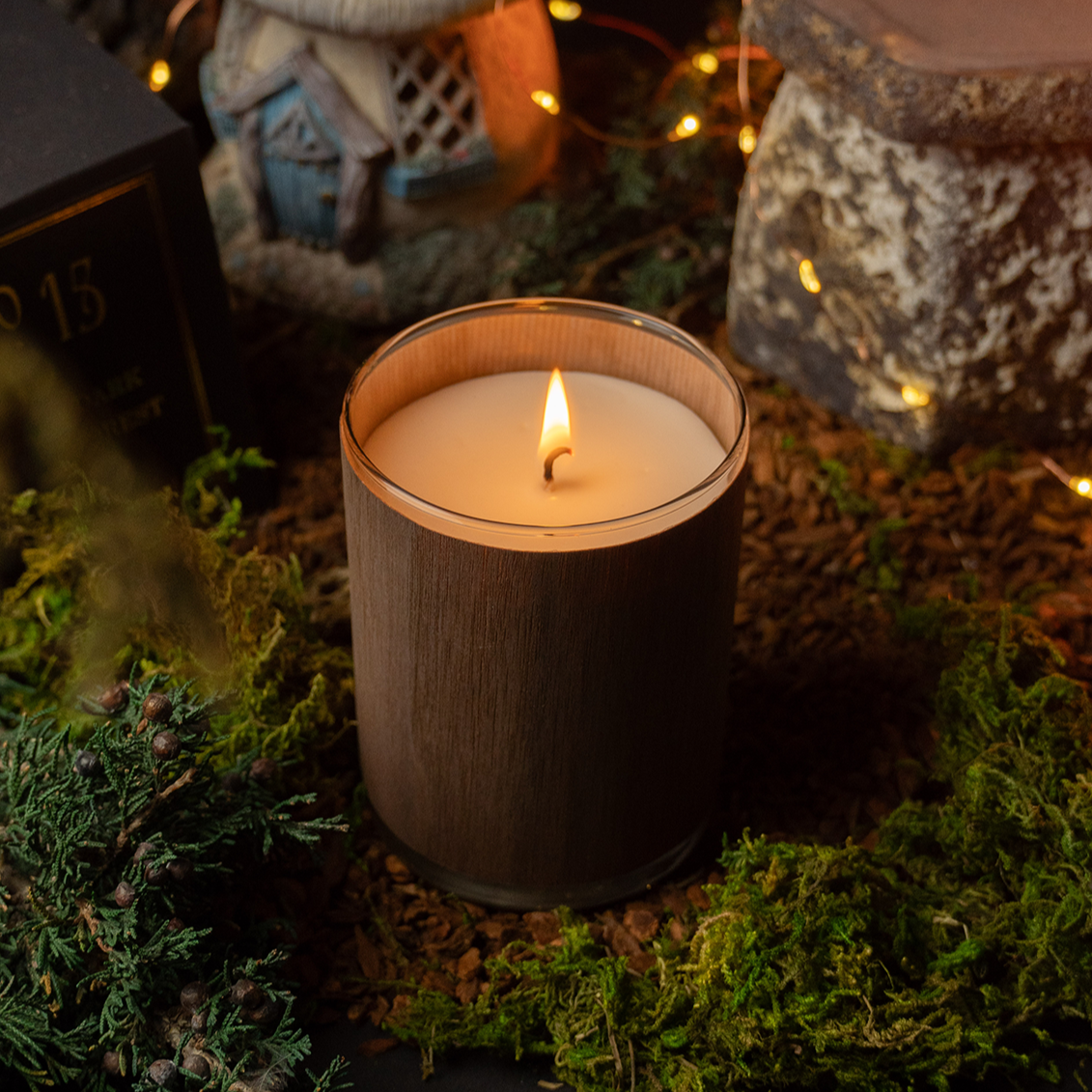 Wood Candle No. 15 Dark Forest