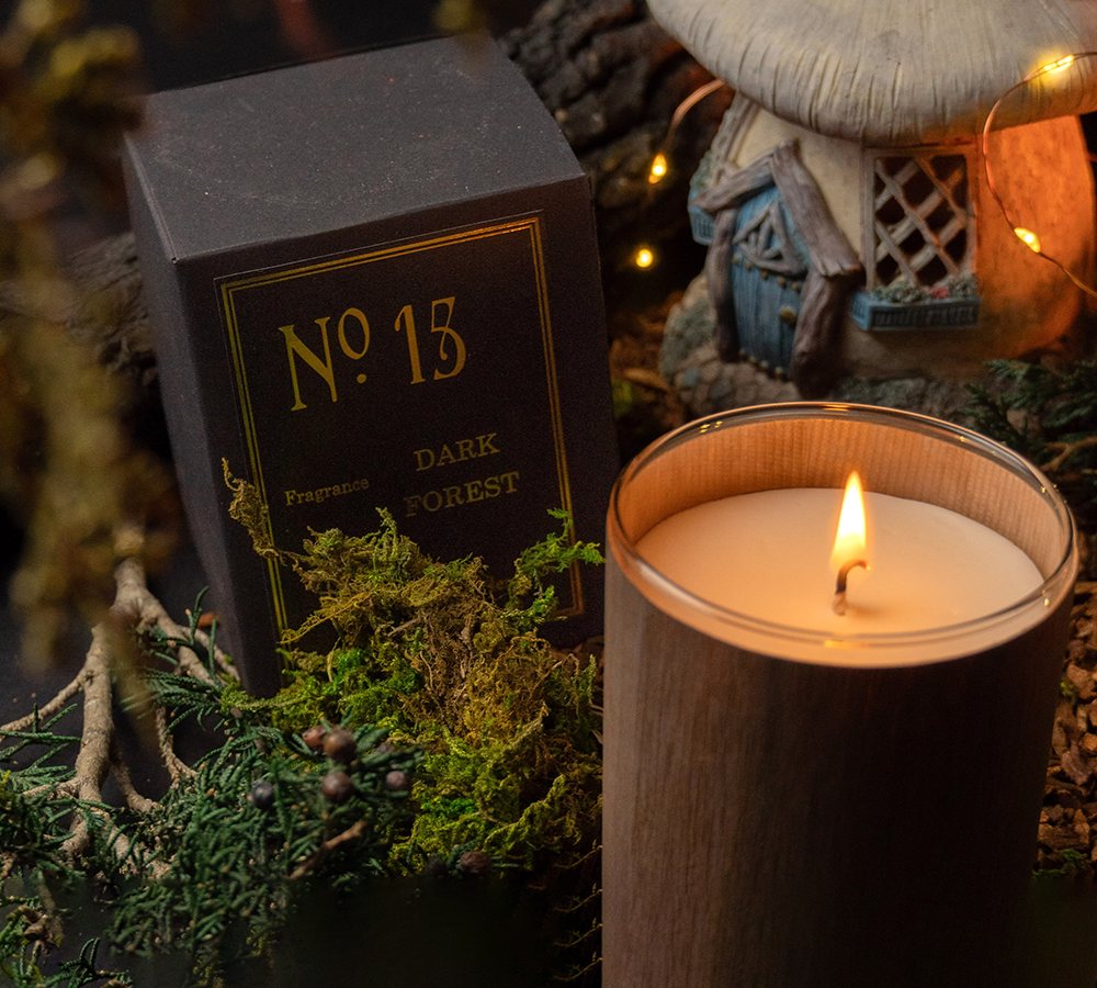 Wood Candle No. 15 Dark Forest