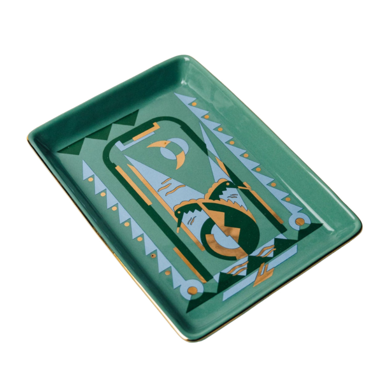 Deco Seahorse Ceramic Tray