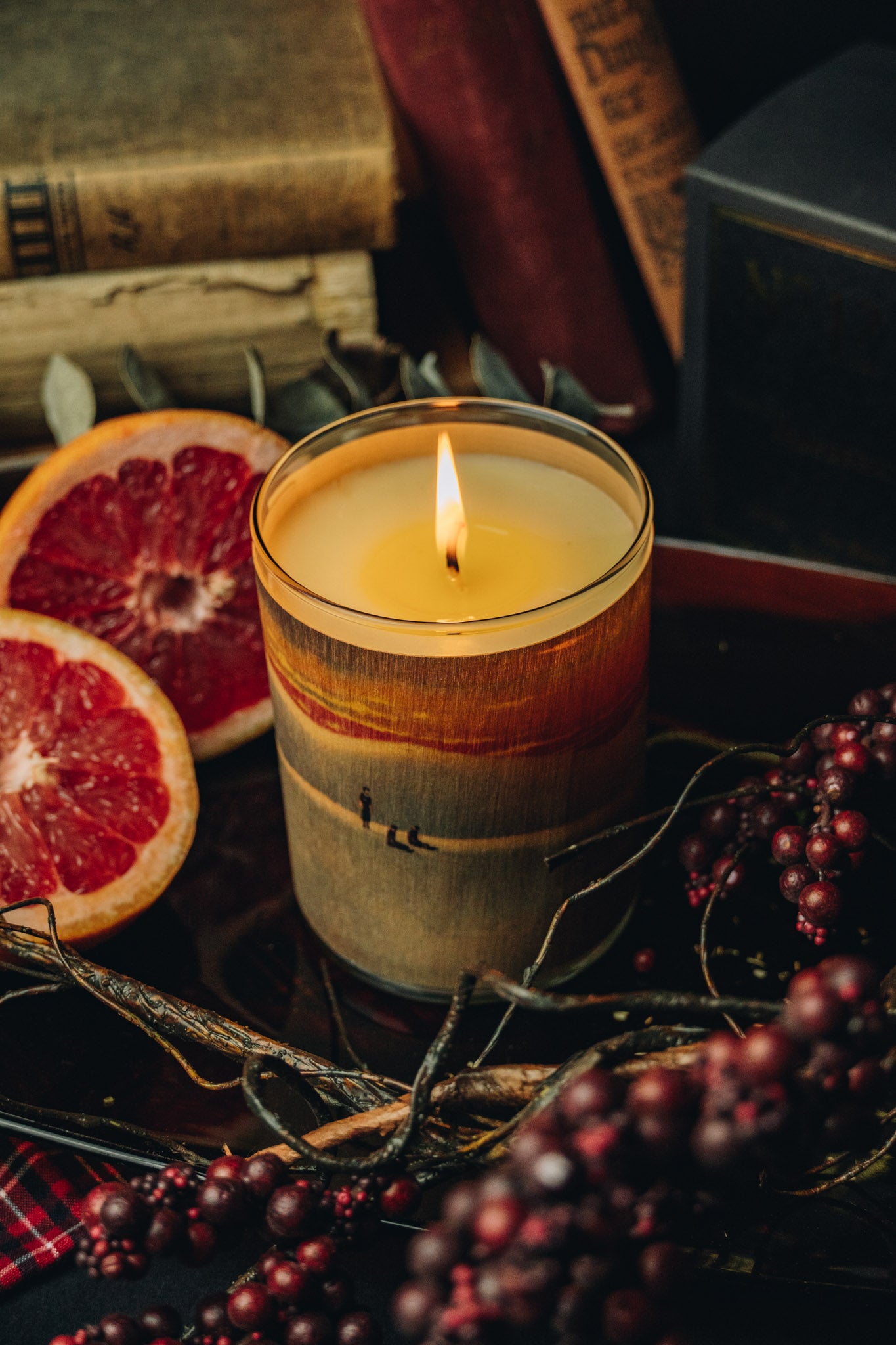 Wood Candle - No. 12 Grapefruit