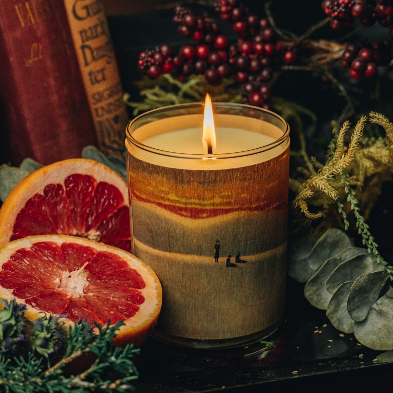 Wood Candle - No. 12 Grapefruit
