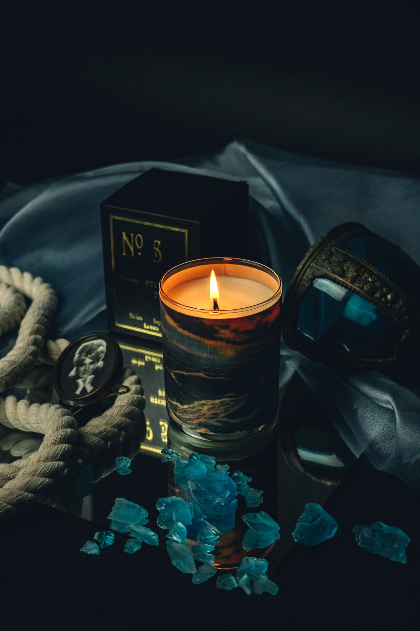Wood Candle - No. 5 Stormy Black Fig